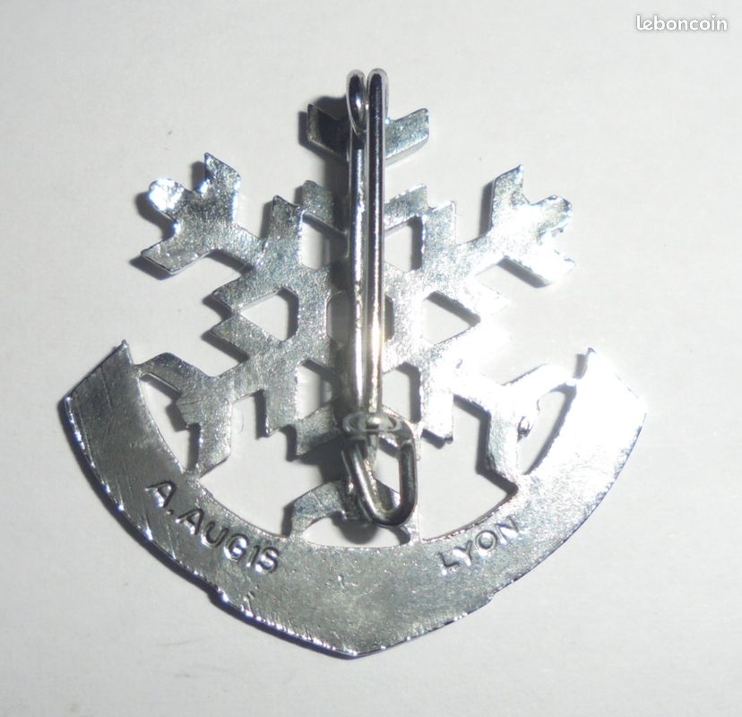 Badge Ski Alpinisme Pic De Lechérin - Insigne Vintage Porté, Fabriqué En France