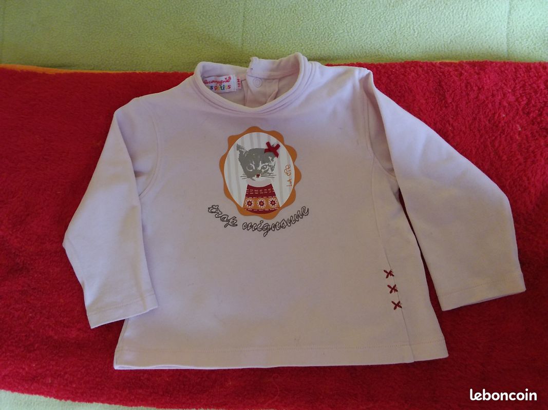 T Shirt fille 18 mois (image 1)