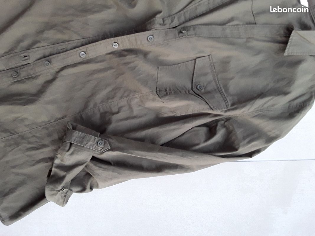 Chemise kaki camaïeu taille 38 (image 2)