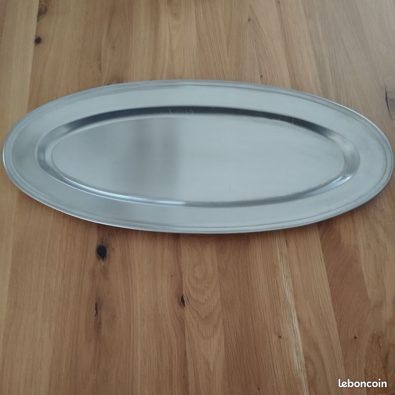 Plateau de service en acier Inoxydable Guy Degrenne Aspect satiné | Selency