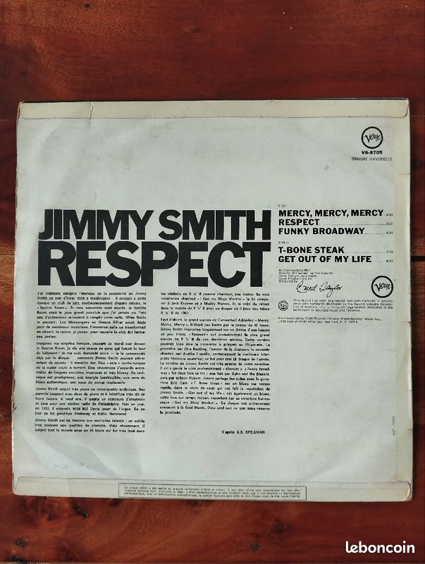 Vinyle Jimmy smith (image 2)