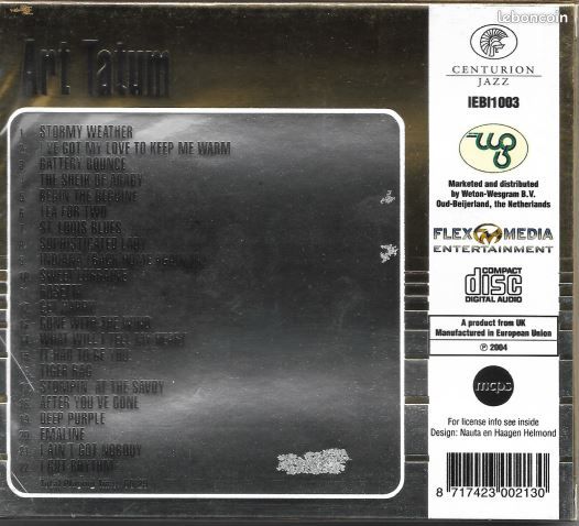 CD ART TATUM (neuf) (image 2)
