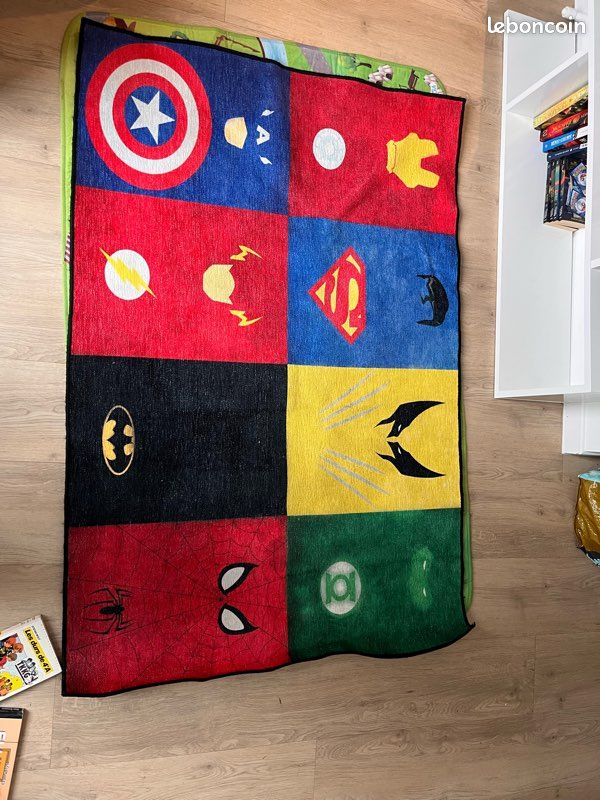 Tapis jeux enfants super hero (image 1)