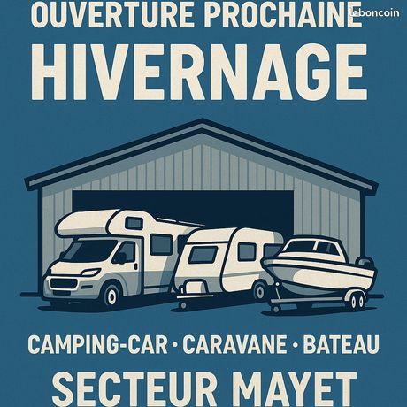 Hivernage caravane , camping-car, bateau