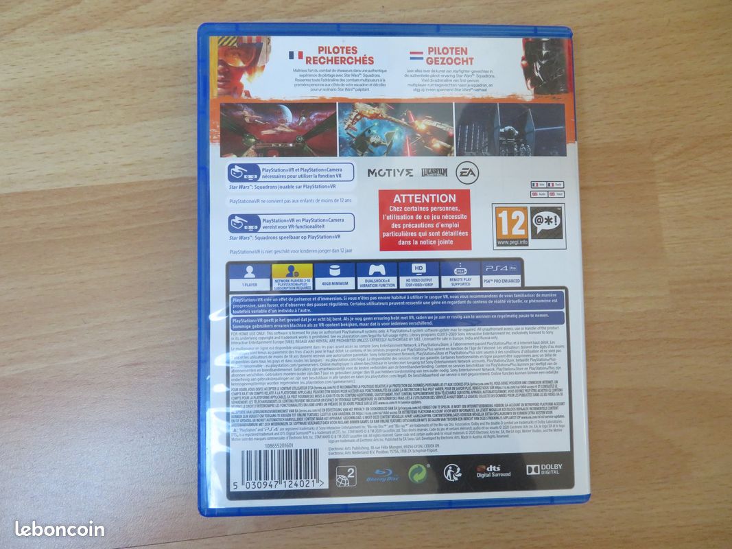Jeu PS4 Star wars Squadrons (LN67) (image 2)