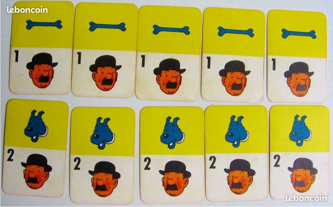 JEU DE SOCIETE TINTIN ET TINTINORS ANNEE 60's COMPLET