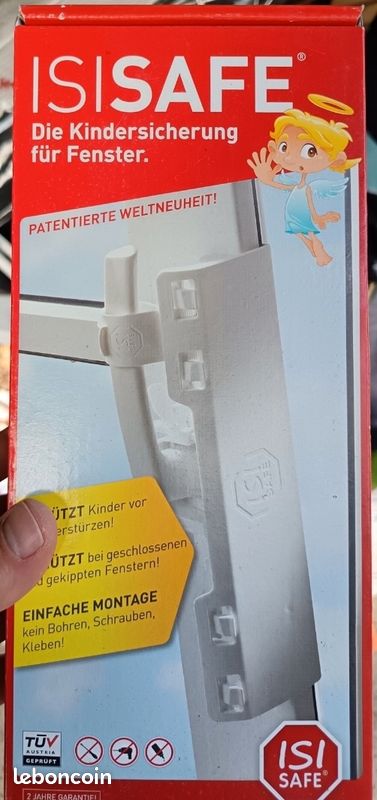 Isisafe Ange Securité Fenetre Enfant Sans Perçage Securite Fenetre