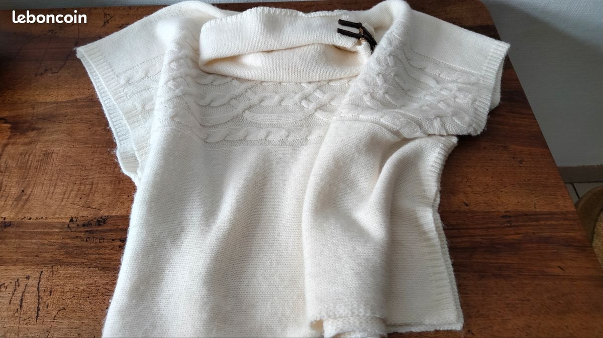 Pull sans manches oversize (image 1)