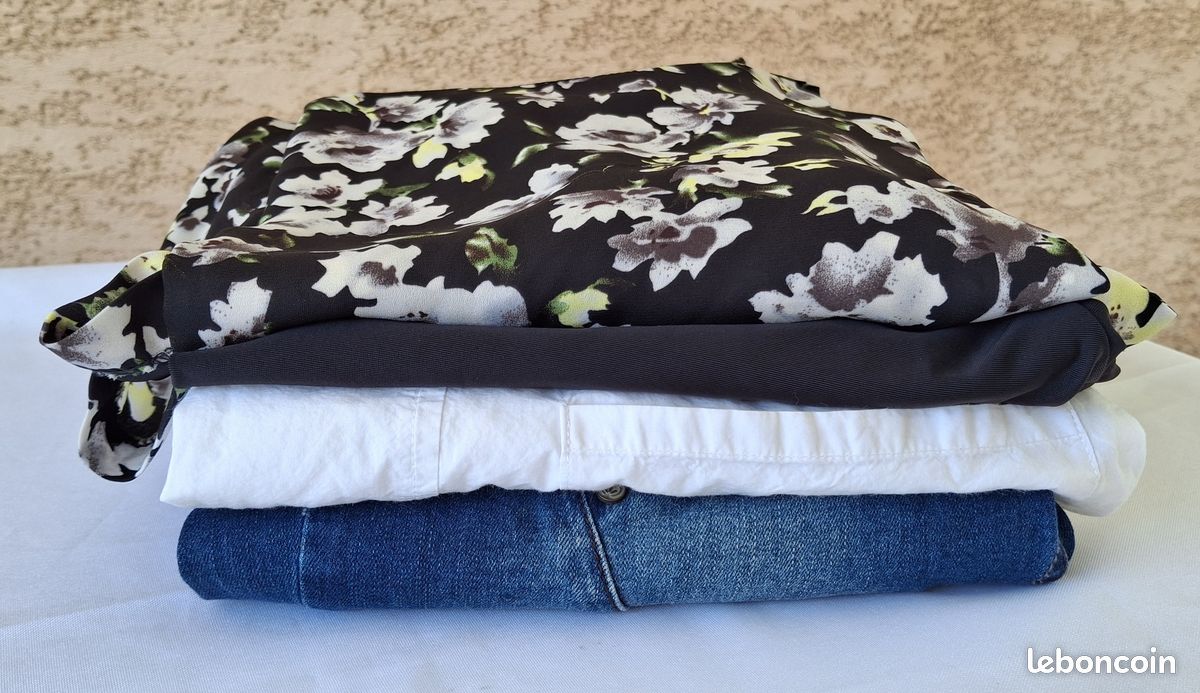 Lot 4 pièces vêtements femme Taille 36 / S – Robe, Jean, Legging, Pantalon (image 2)