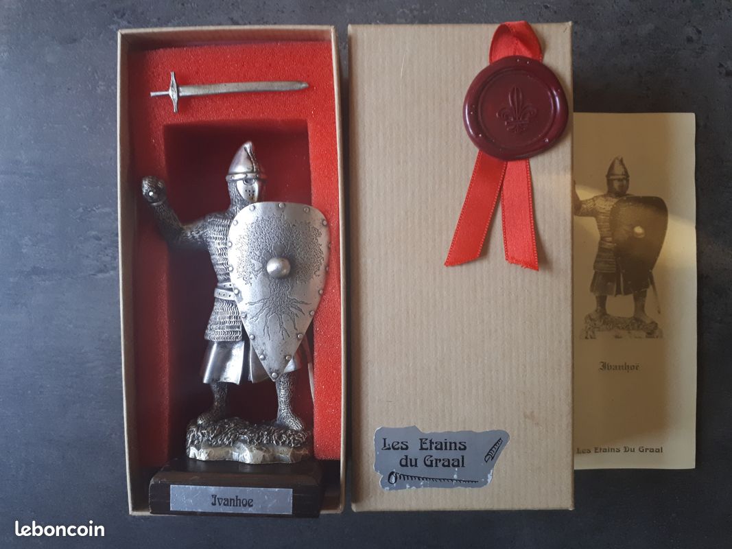 Statuette Perceval – Les Étains du Graal – Deuxième édition - Collection