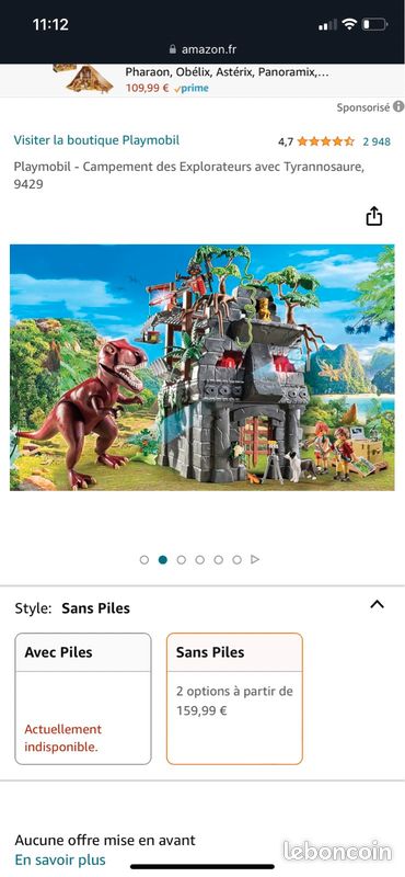 9429 - Playmobil Dinos - Campement des Explorers et Tyrannosaure (image 2)