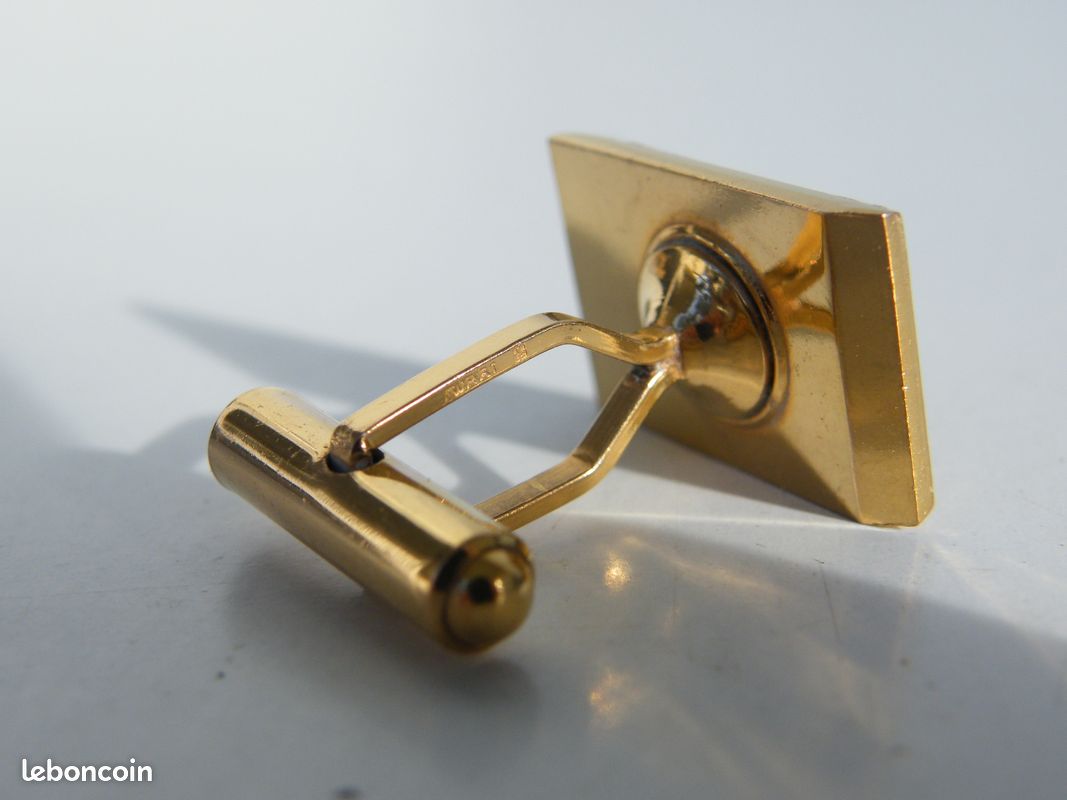 Boutons de Manchettes monogrammés "H" en MURAT (image 4)