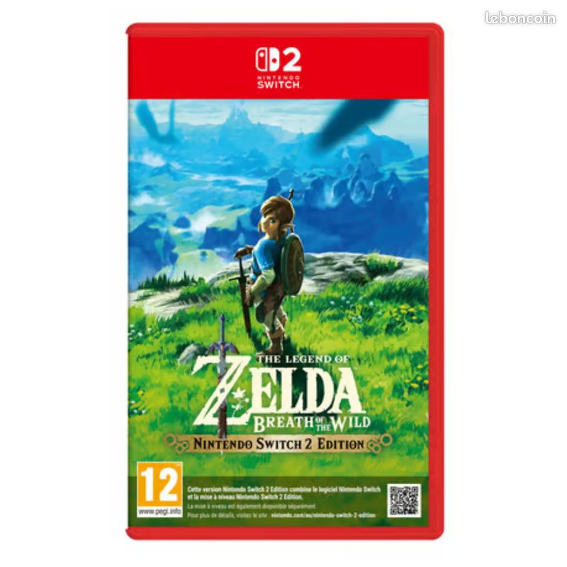 Jeu Wii U - The Legend Of Zelda Breath Of The Wild - Occasion Bon état - Sans Notice