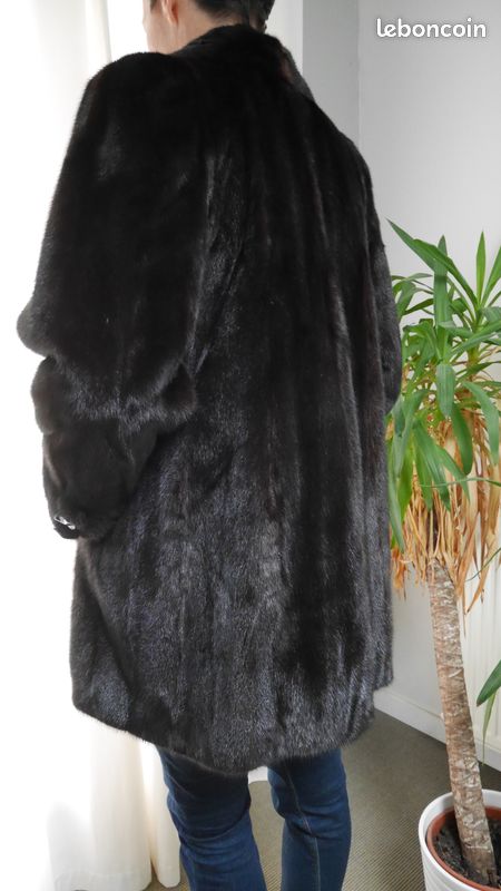 Manteau De Fourrure Vintage Saga Mink - Taille Unique Marron