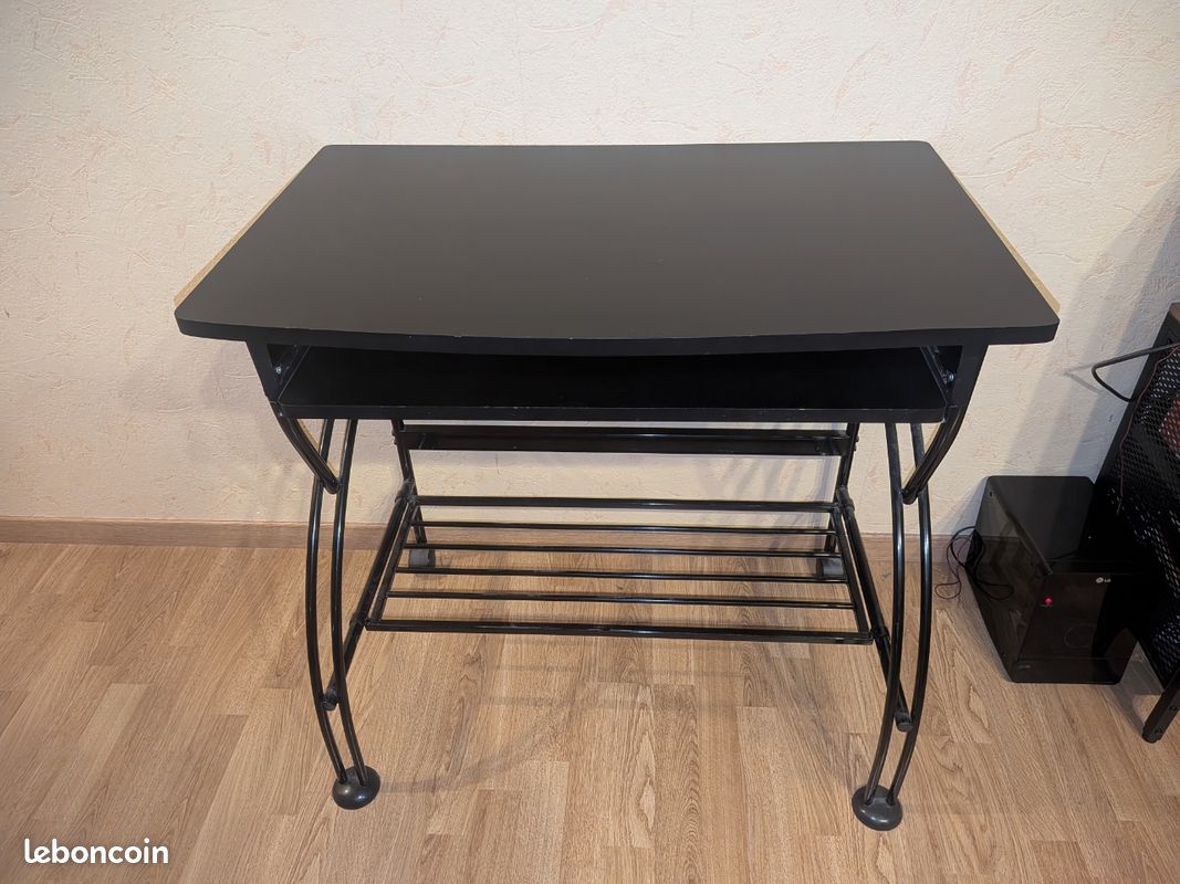 Bureau PC avec tablette amovible (image 1)