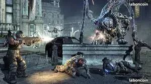 NOTÉ 19/20 PAR VIDEO_COM MARINES CONTRE ALIENS, DE LA TRONÇONNEUSE À LA GROSSE ARTILLERIE : PAS DE PITIÉ JEU XBOX 360 GEARS OF WAR 3. STICKERS MANETTES ET CONSOLE. JOUABLE SEUL ou À PLUSIEURS (image 16)