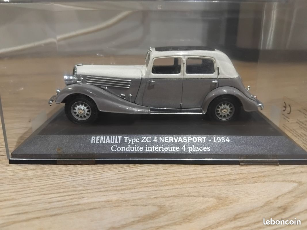 Renault type ZC 4 Nervasport de 1934 - Voiture miniature 1/43 | Achat modèle réduit de