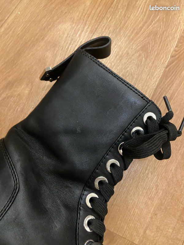 Boots noires vegan 36 Chaussures