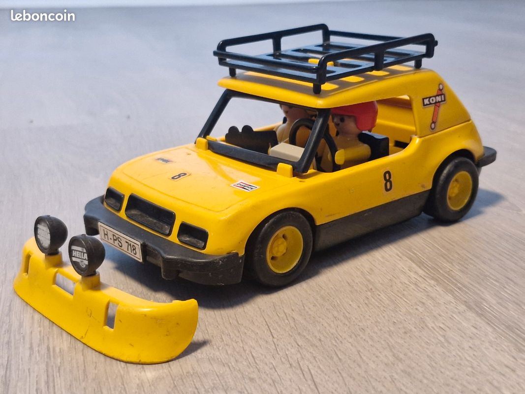 PLAYMOBIL vintage city life buggy cross voiture course rallye set 3043