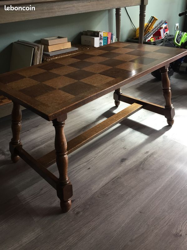 Table basse chêne (image 1)