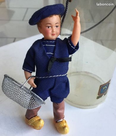 Ancienne poupée Petitcollin Marie-France en celluloïd 1940