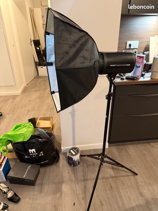 Flash/ Kit d'éclairage flash stroboscopique et boîte à lumière Neewer S-400N Studio (image 4)