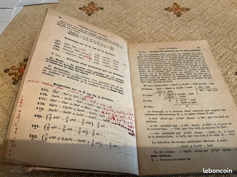 Livre d algèbre édition LIgel (image 2)