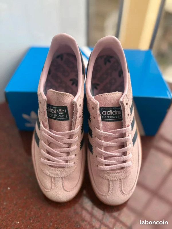 Adidas Originals Handball Spezial Rose et Bleu (image 2)