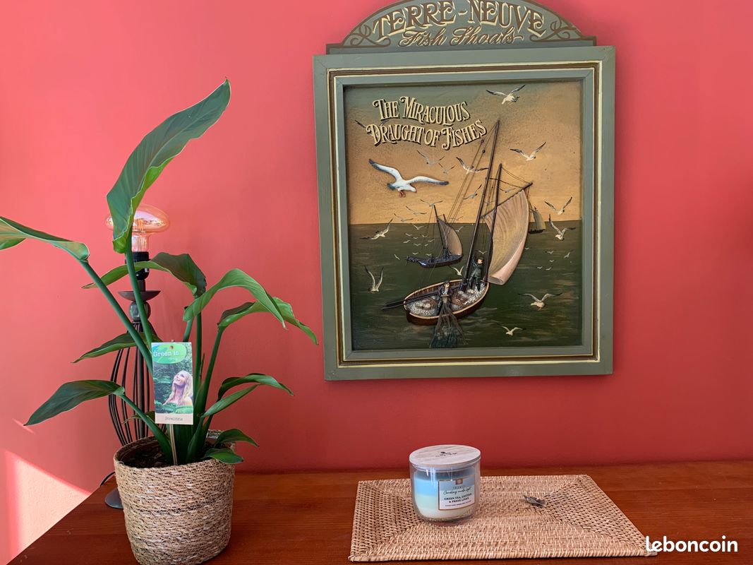 Tableau country corner peche - Décoration