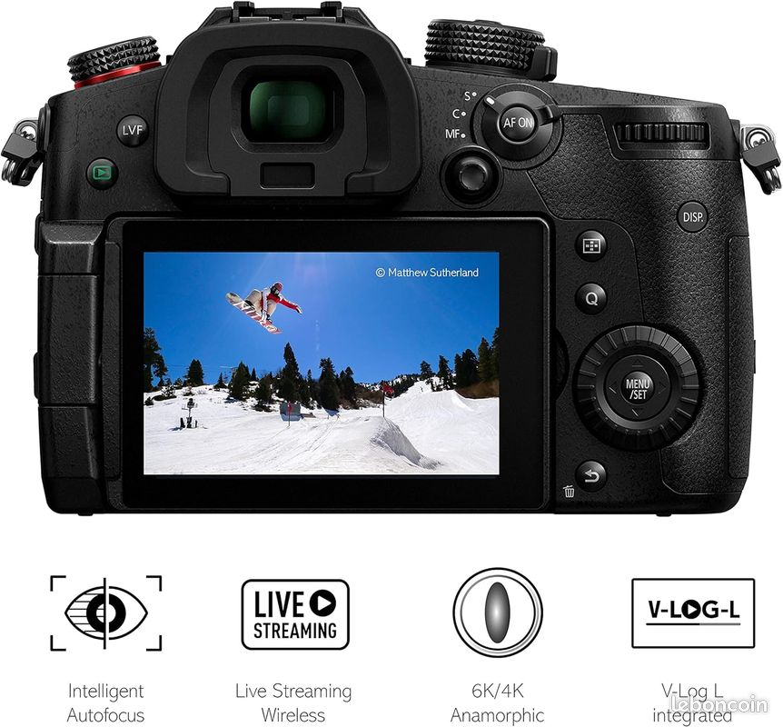 Panasonic Lumix GH5M2L | Appareil photo Hybride Expert + Objectif Panasonic Leica 12-60mm (image 2)