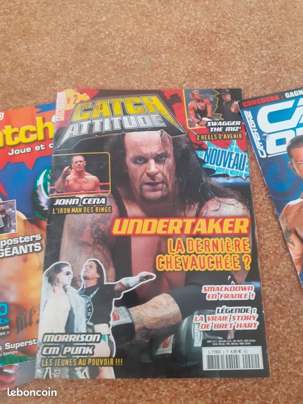 Lot de cinq magazines (Word wrestling entraînement) batiste la puissance à l état pur (image 4)