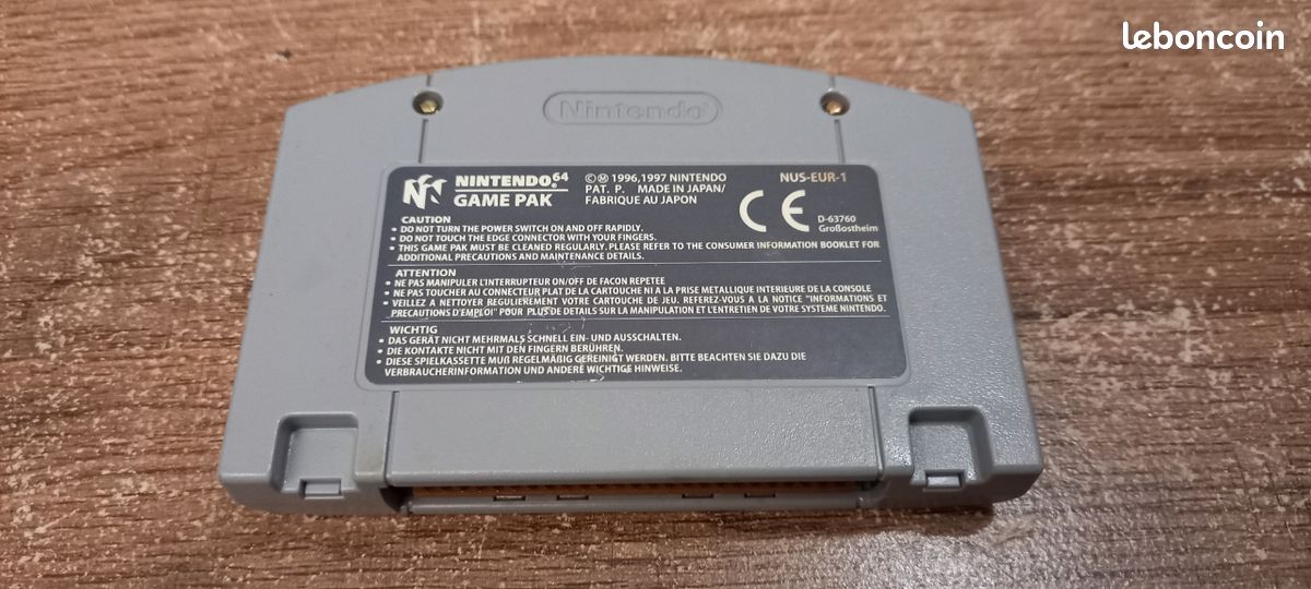 Wave race 64 Nintendo 64 Jeux vidéo