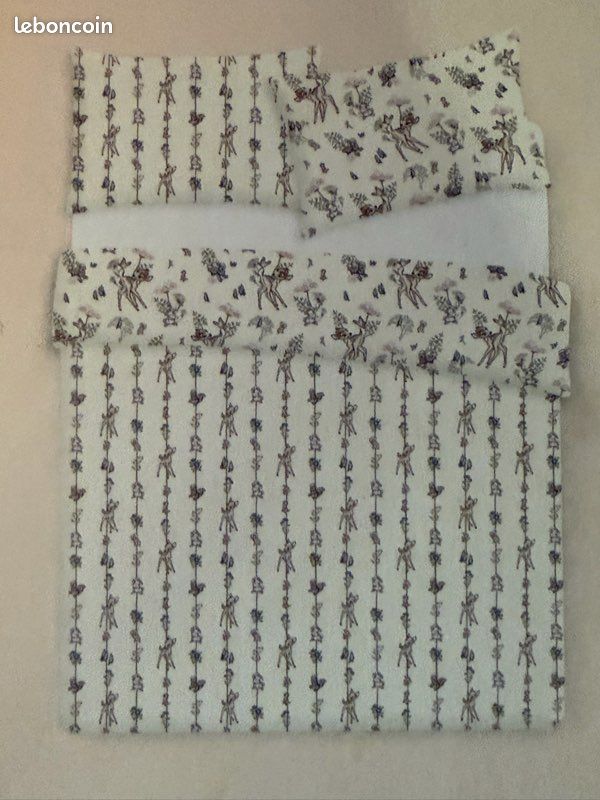 Parure housse de couette Bambi neuve 200X200 (image 2)