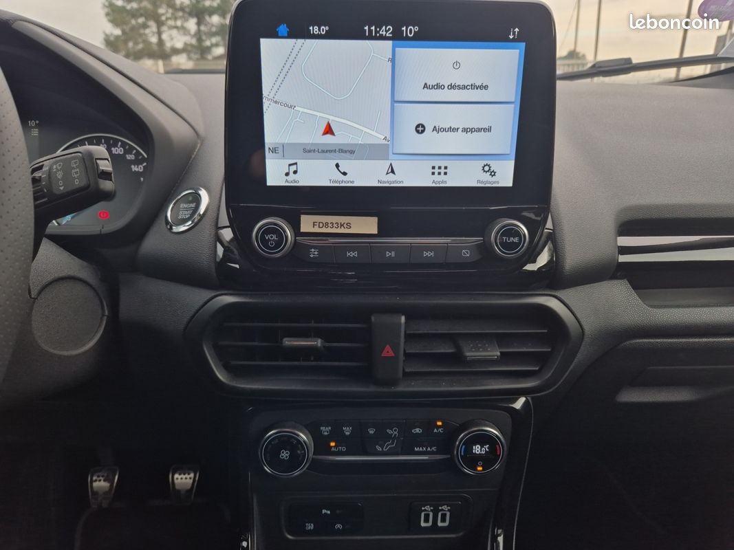 FORD ECOSPORT 1.0 ECOBOOST 125 ST-LINE - 125Ch - Garantie 12 mois (image 12)