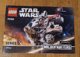 LEGO Star Wars Microfighter Faucon Millenium N°75193 très bon état + notice (image 7)