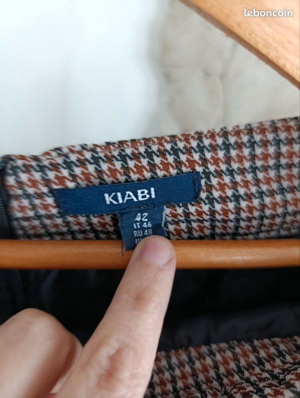 Jupe neuve Kiabi 42 quadrillée (image 2)