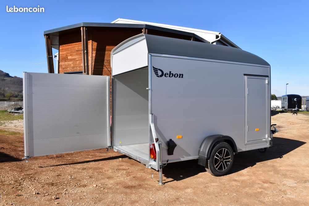 Remorque fourgon Debon Roadster 400 aluminium grise - aménagement possible (image 3)
