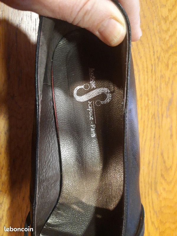 Chaussures femme cuir Sacapuce Paris taille Chaussures - Main Image