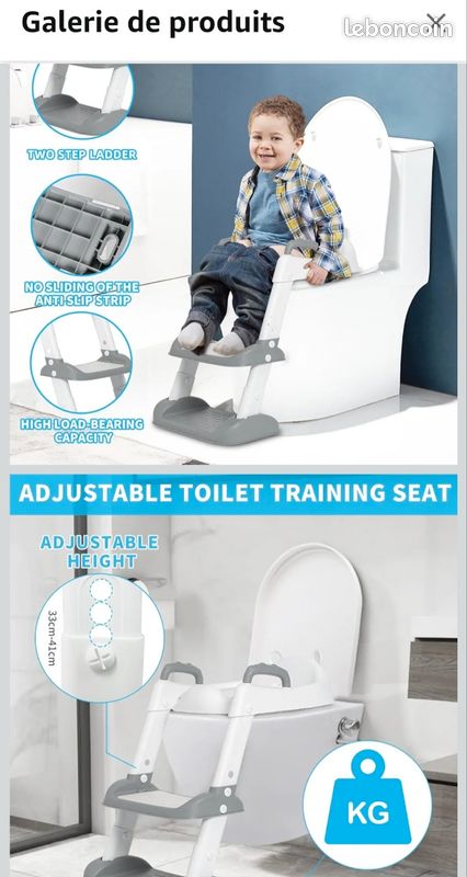 YELLOW)SIÈGE 'APPRENTISSAGE DE La Propreté Réglable Et Portable Pour EUR 37,56 - PicClick FR