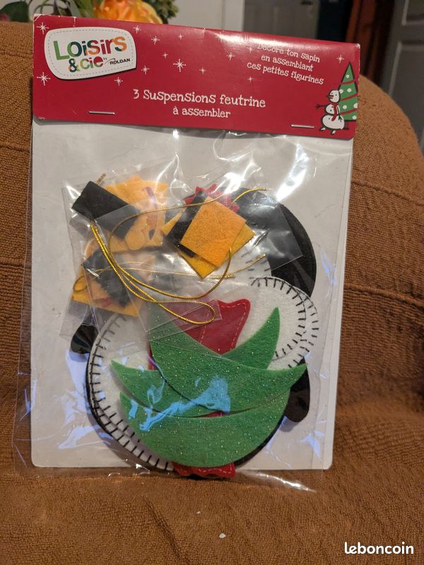 Porte Bas De Noël Pingouin Wee Crafts Prêt à Peindre - Kit Décoration Bois NEUF Scellé Thaïlande