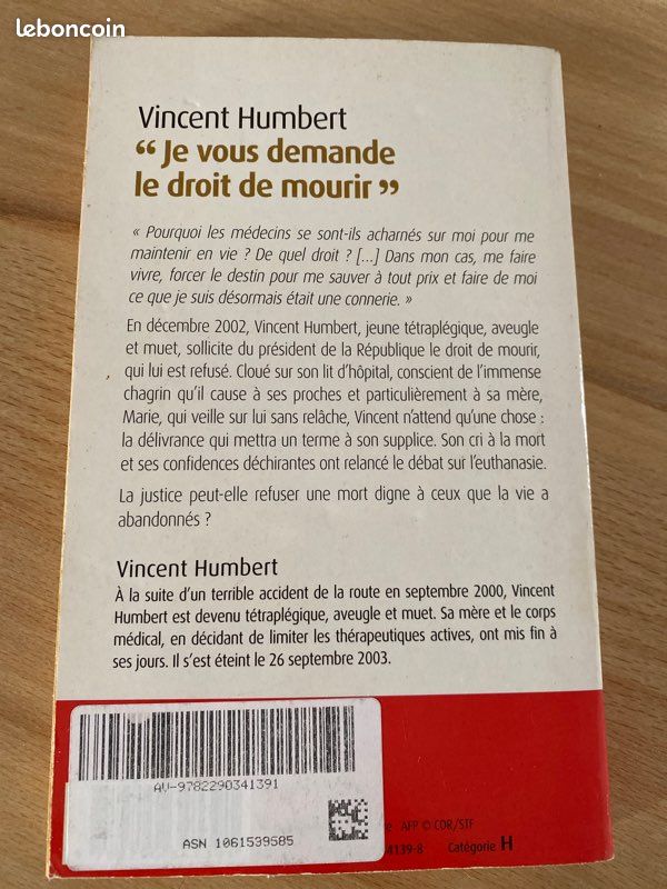 Livre, Je vous demande le droit de mourir (image 2)