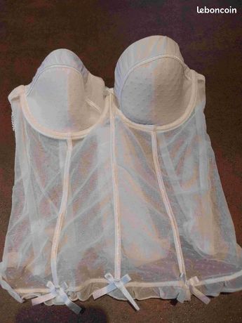 Bustier avec coques vert kaki femme | Cache Cache