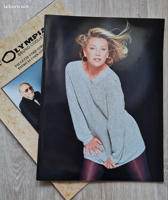 Programme Olympia 98 Sheila NEUF et depliant Philippe Labro (image 1)