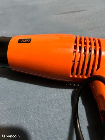 Sèche-cheveux Vintage AEG Des Années 70, Couleur Orange - Fonctionnel