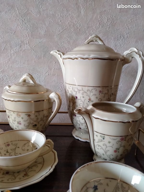Service à café Porcelaine de Limoges Lucien Michelaud (image 4)