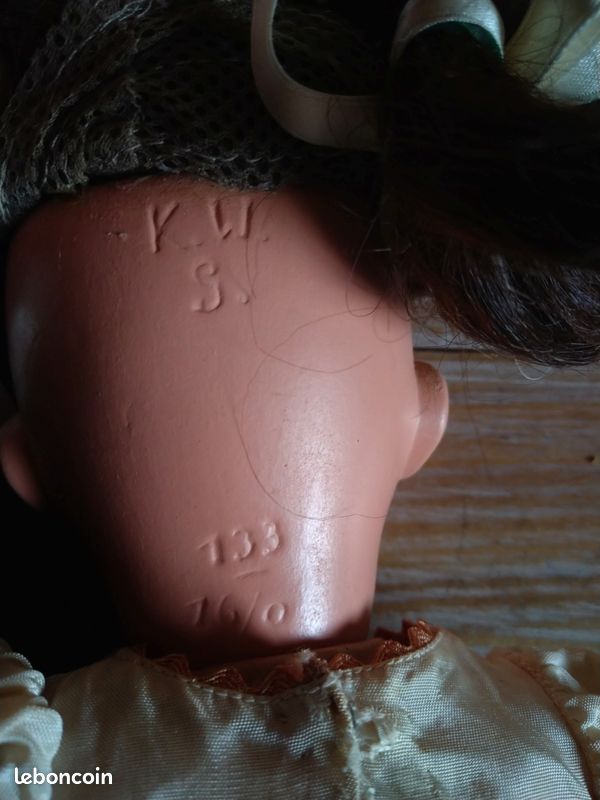 Bébé caractère - poupée ancienne marqué 1925 25 cm (environ