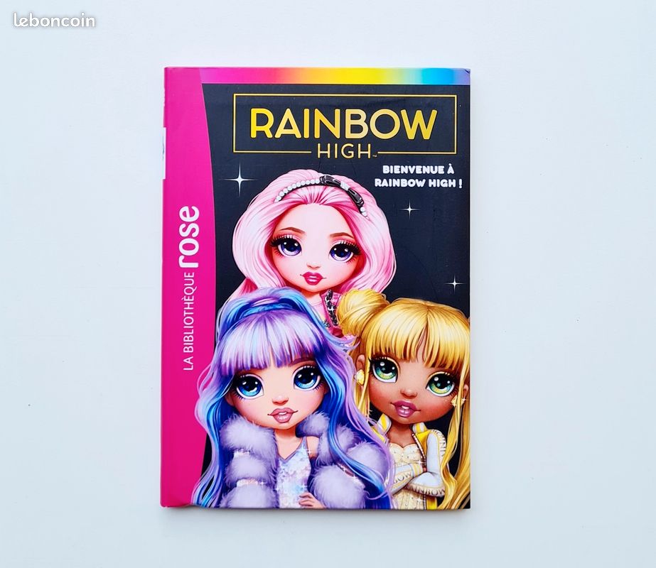 📔 livre bibliothèque rose - rainbow high n°1 : bienvenue à rainbow high (image 1)