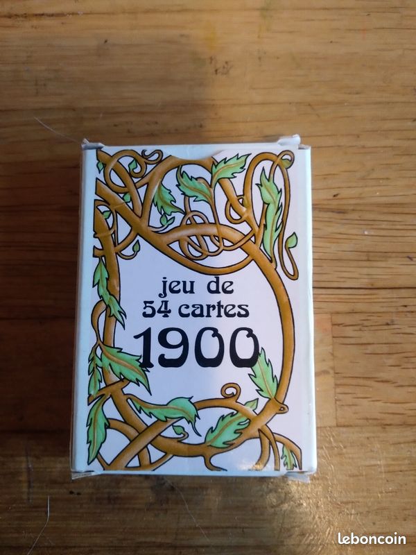 Jeu de 54 cartes classiques 1900 art nouveau grimaud neuf - Jeux & Jouets