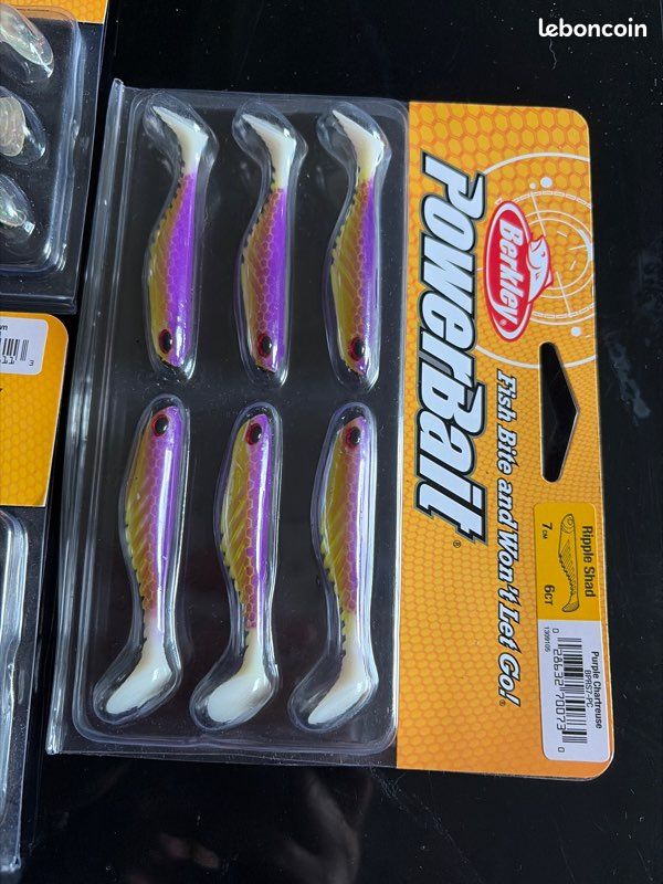 Berkley Powerbait Ripple Shad bleu argent 4,10 NEUF