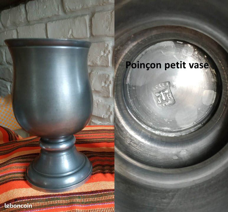 LOT de 3 OBJETS EN ETAIN (image 3)